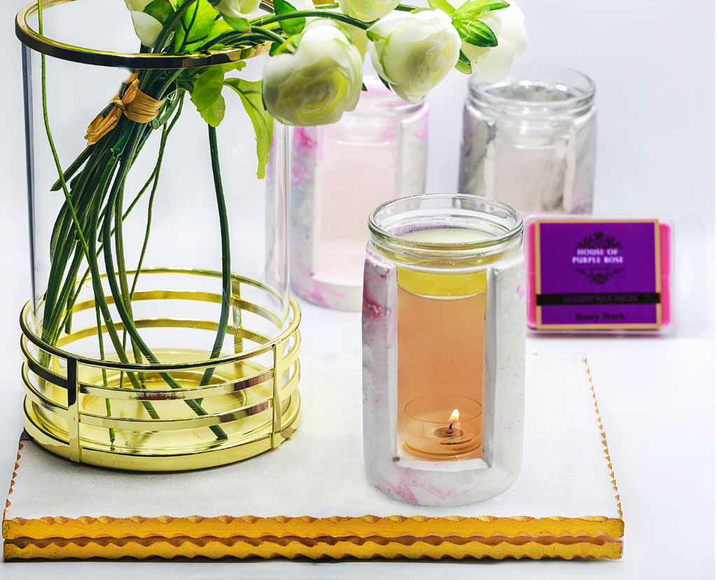 Wax Melter Pink House of Purple Rose