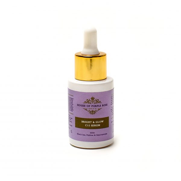 Bright & Glow C15 Serum  With B3, Blacktea & Mallow